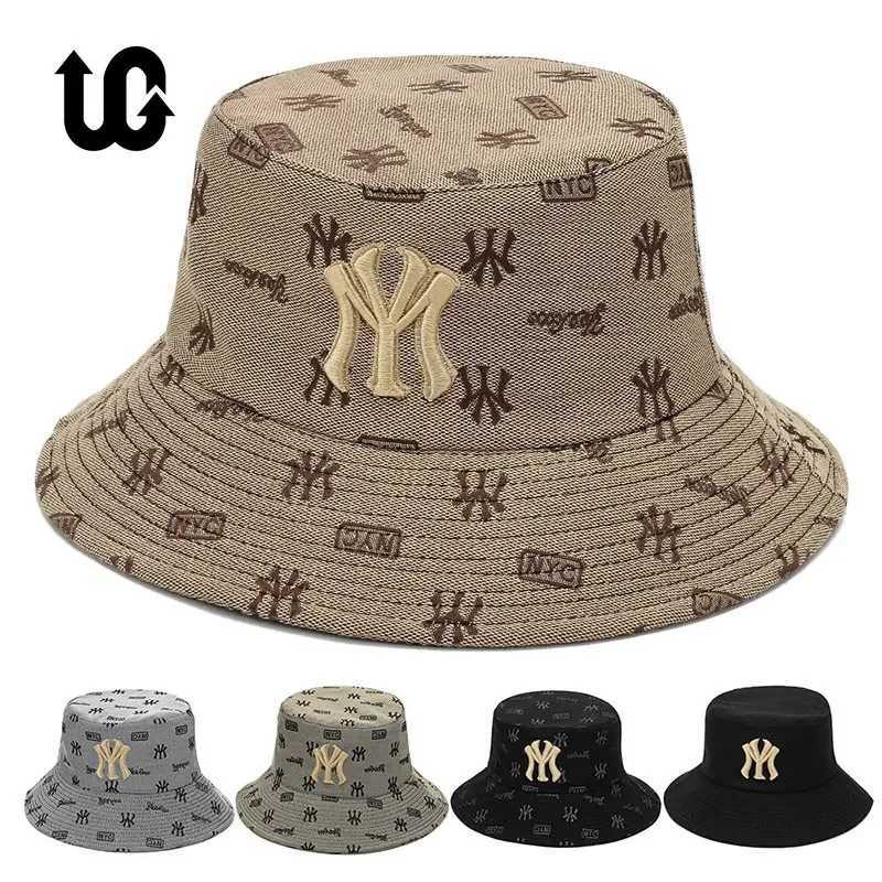 Wide Brim Hats Bucket Fashion New High Quality Womens Hat Cool Mens Fishermans Outdoor H250113