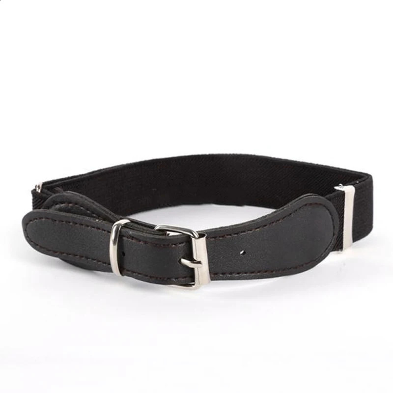 Children Belts Buckle Kids Jeans Pants Elastic Belt Stretch Adjustable For Toddler Boys Girls Fashion Waistband Candy Color 250103