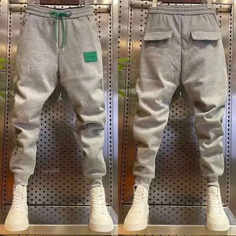 Men's Pants Male Sweat Pants Slim Trousers Track Sweatpants for Men Athletic Sport Grey Harem Casual Tracksuit Bottoms New Items in Harajuku z241