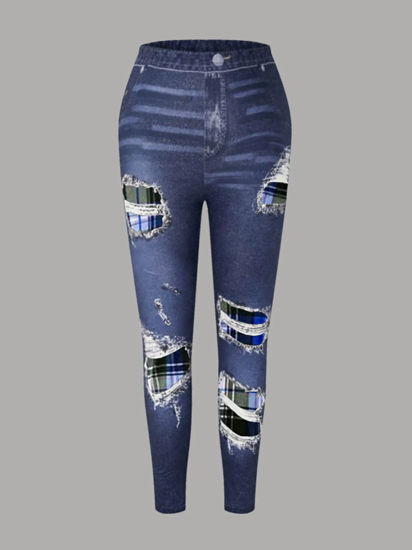 Women Plus Size Two Piece Set Hooded Plaid Print Patchwork Tops and High Waist Leggings Matching Long Sleeve Autumn Outfit 250106