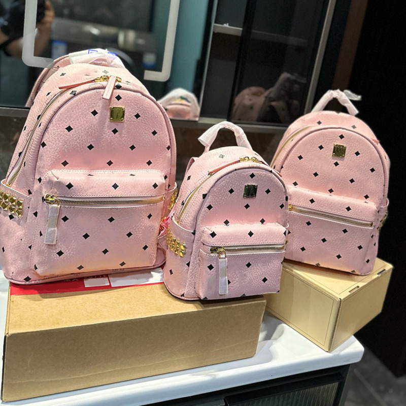 Men Women Backpacks School Bag Back Pack Bag Multiple Pockets Large Capacity Bag Designer Backpack Classic Letter Print Cowhide Leather Zipper Open Handbag