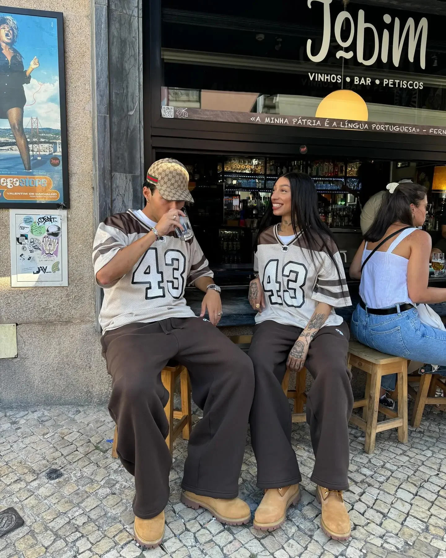 British Fashion Brown No.43 Shirt Loose Embroidered Short Sleeve T-shirt Mens Street Hip Hop Summer Gothic Y2K Trend Top 250107