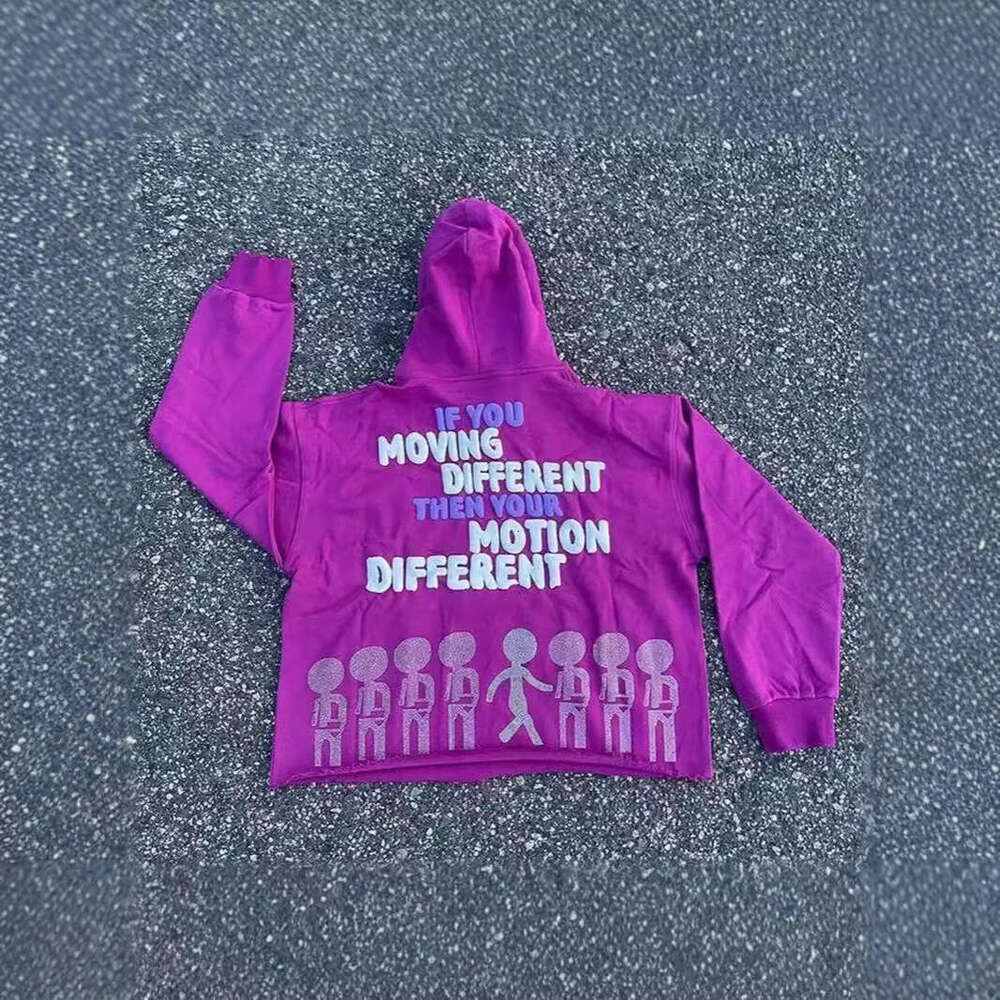 New Fashion Brand American Street Hip Hop Letter Printed Men's Sweatshirt Sportswear Hoodie