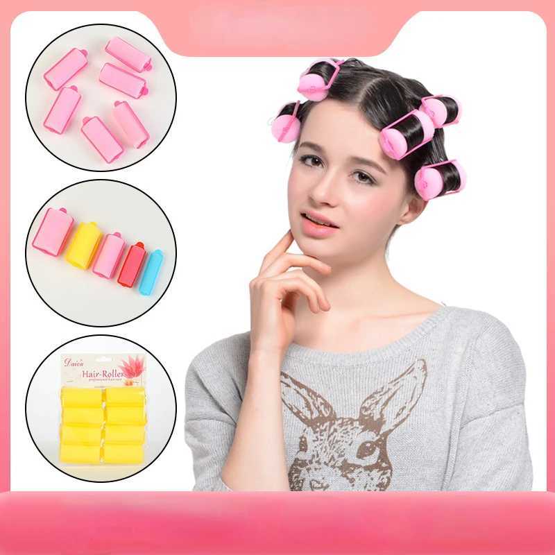 6-14 pieces of soft sponge foam hair roller curling salon hairdresser DIY curling kit DIY household hair tools W250113