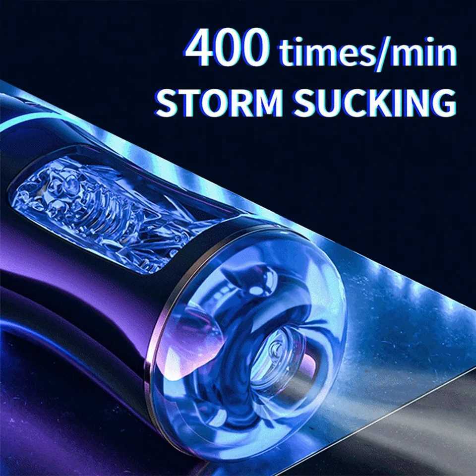 GALAKU Male Masturbator Automatic Sucking Masturbation Cup Deep Throat Oral Vagina Suction Blowjob Vibrator Sex Toys for Men 18+XJ250113