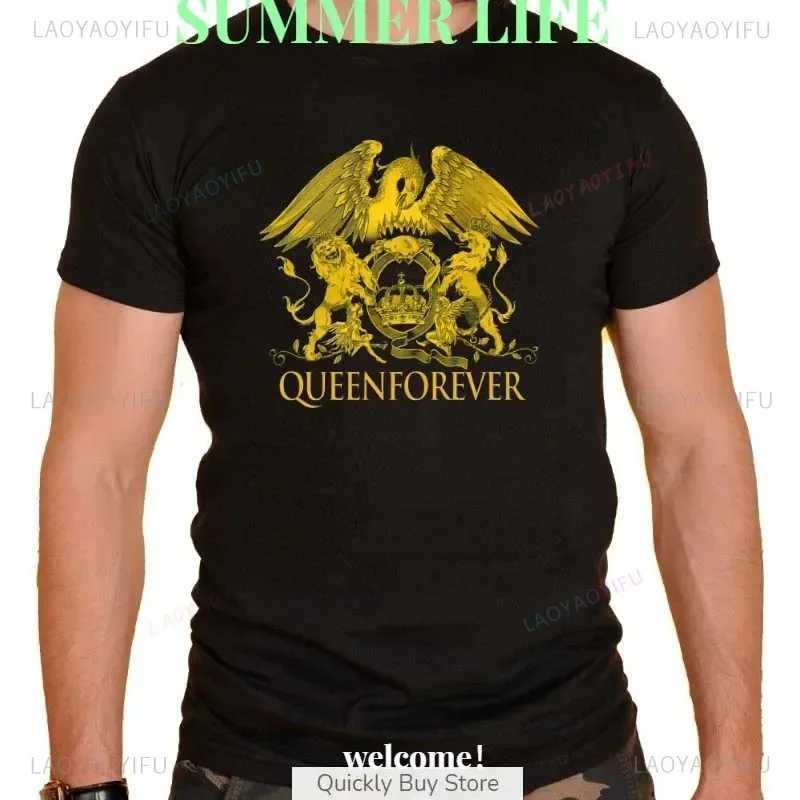 Fashion Brand Queen T Shirts Mens Loose Homme T Shirt Summer Women T-shirt Queen Rock Band Sweatshirts Soft Comfortable X250113