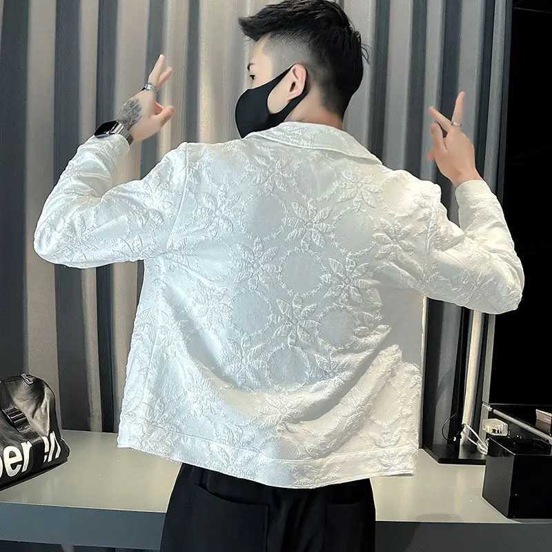 Man Coat Spring Autumn Graphic Wite Cargo Jacket for Men Cheap Sale Casual Joker High Quality Clothes Offer Deals Y2k Cold Coats X250113