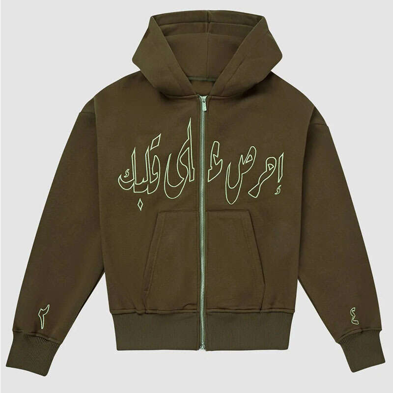New autumn winter trendy printed casual hoodie Harajuku hip-hop hooded loose fitting pullover for men and women