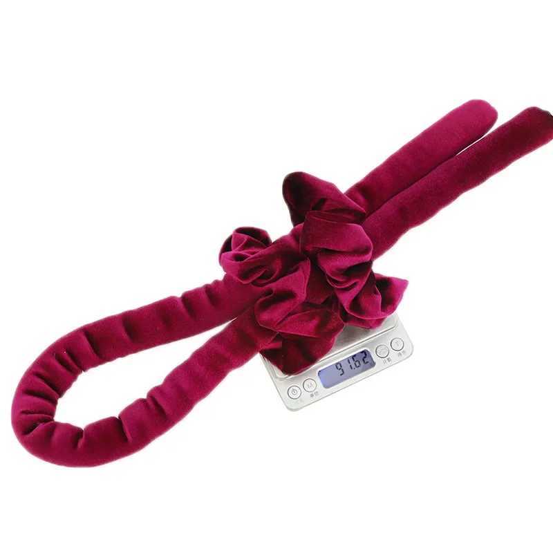 Foam wave curler lazy sleep velvet sponge curler flexible bar magic hair salon tools hair accessories W250113