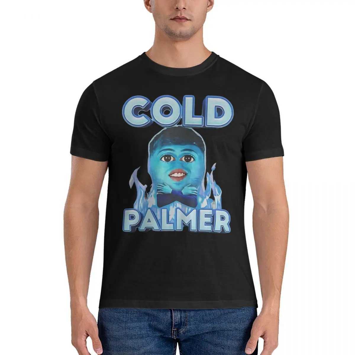 Leisure Cold Palmer Funny Meme T-Shirt For Men Women Cotton Short SLeeve Soccer Round Neck Summer TopsTops X250113