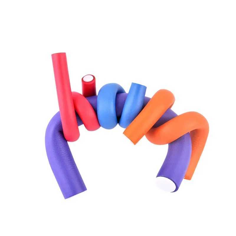 10pcs foam heatless curling stick soft bending curling tool sponge curler DIY hairstyle tool set random color W250113