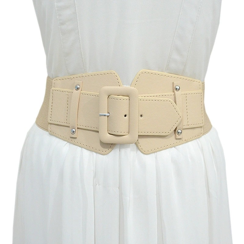Belt Women Decorative Wide Elastic Waistband With Dresses Sub Simple Peplum Corset Fashion Waist Decoration