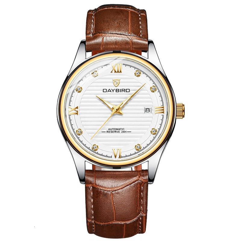 new design Stylish Men's Watch with Automatic Movement and Night Glow Feature