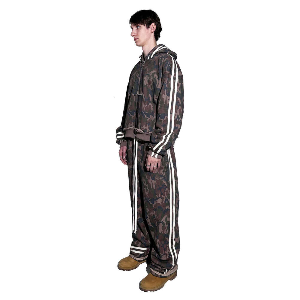 Teen Camouflage American Fashion Versatile Sports Set Jacket Trendy