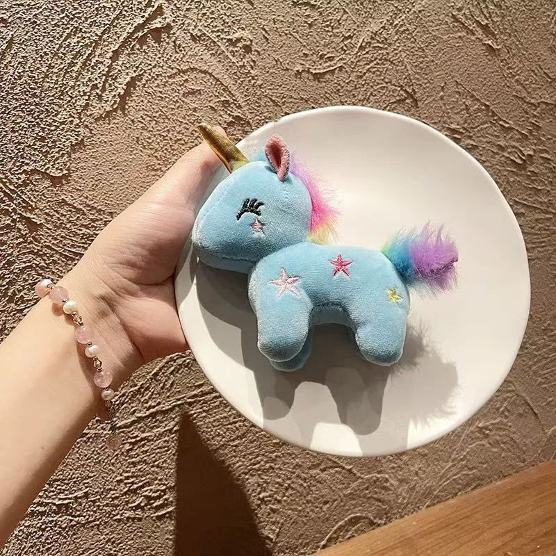 Colorful Mini Unicorn Cartoon Pet Toy for Interactive Teeth Grinding & Cleaning