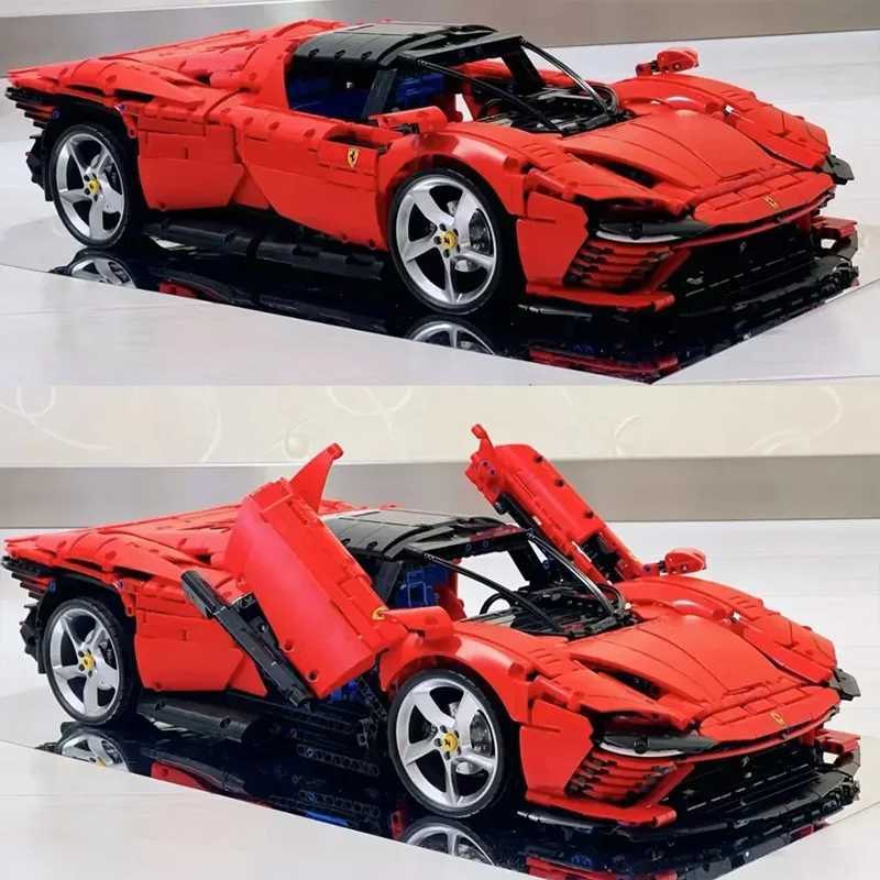 3778PCS New Ci Technical Compatible Daytona SP3 Supercar MOC Building Blocks Car Model Bricks for Adult kids Christmas giftsXJ250113
