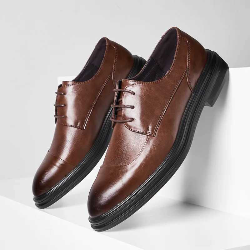Handmade Mens Oxford Shoes Grey Leather Brogue Mens Dress Shoes Classic Business Formal Shoes for Man Wedding Zapatillas HombreXJ250113