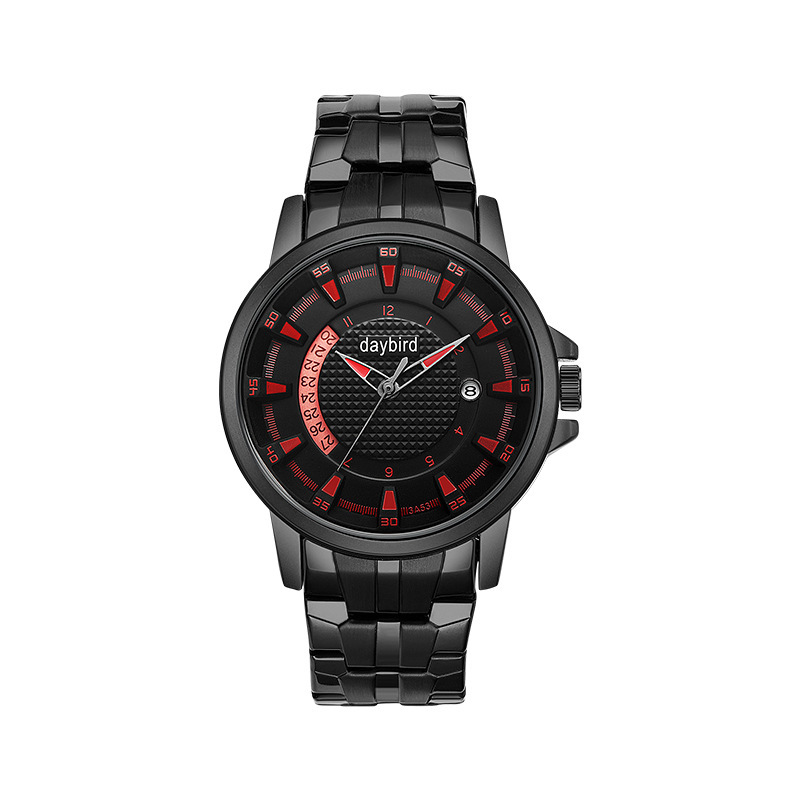 Stylish Men's Watch with Automatic Movement, Skeleton, and Night Glow Feature