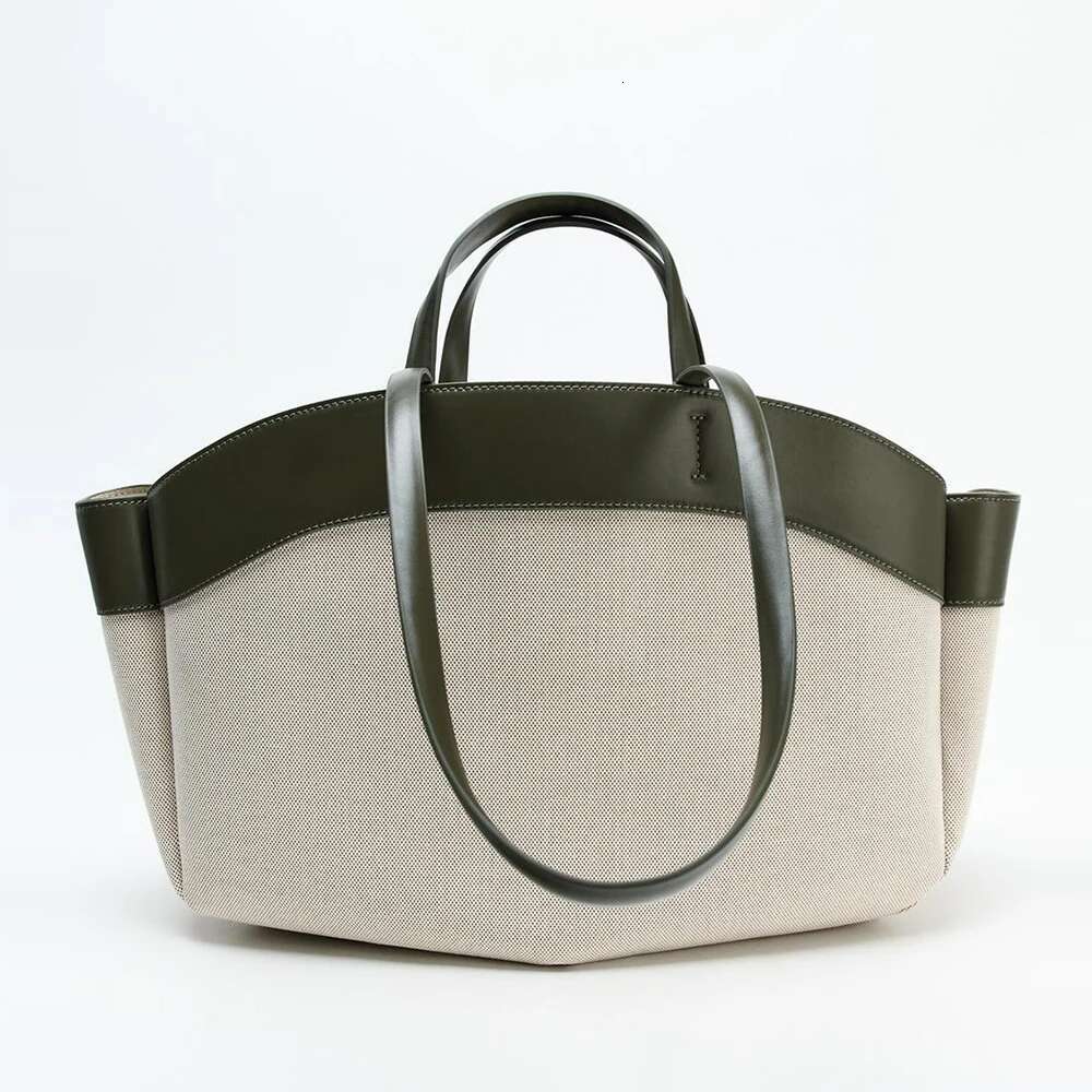 Large Capacity Canvas Tote Designer Handbags Patchwork Bucket Bags For Women High Quality Shoulder Bag Shopper New