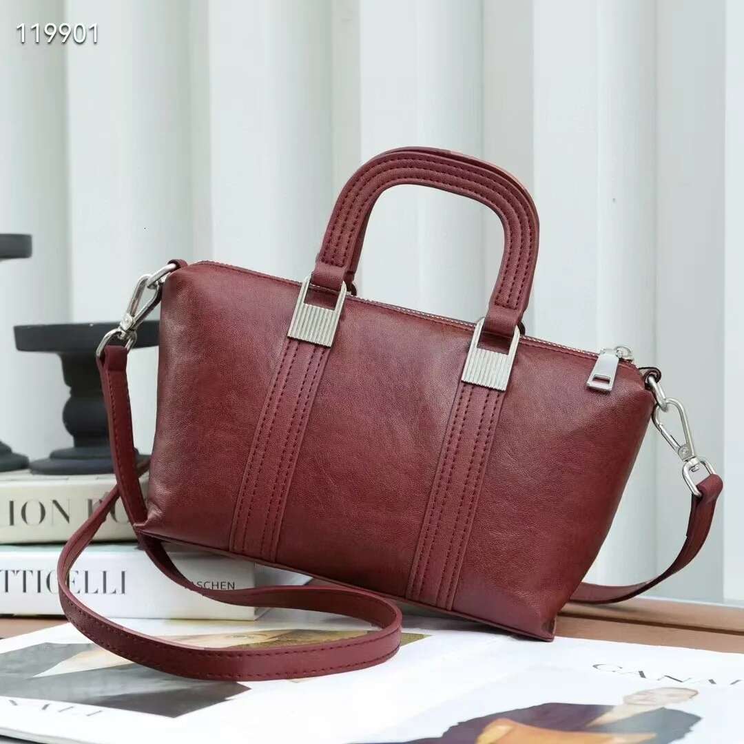 Small Genuine Tote Women Vintage Real Cow Leather Handbag Fashion Ladies Shoulder Or Crossbody Bag