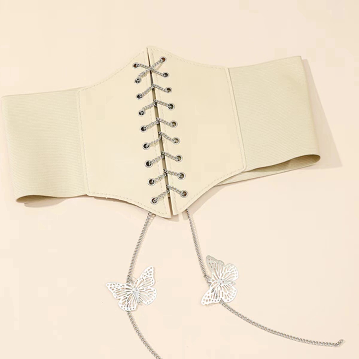 Fashion in Europe and the United States wind single circle summer love interest straps butterfly accessories extra-wide girdle waist wide waist seal d
