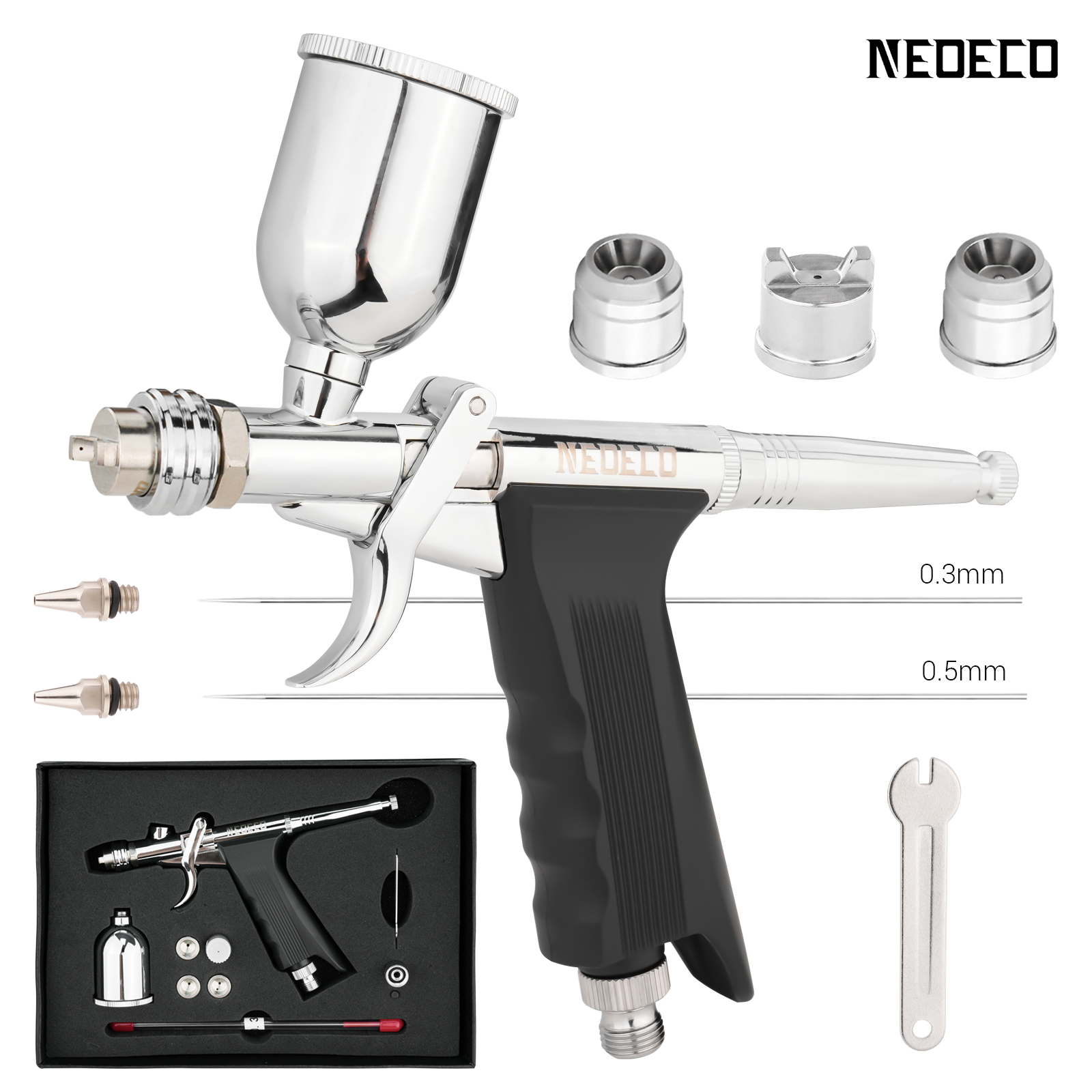 216 gun type spray pen spray gun butterfly shaped circular spray paint pen leather coloring repair car furniture spraying 0.5/0.8