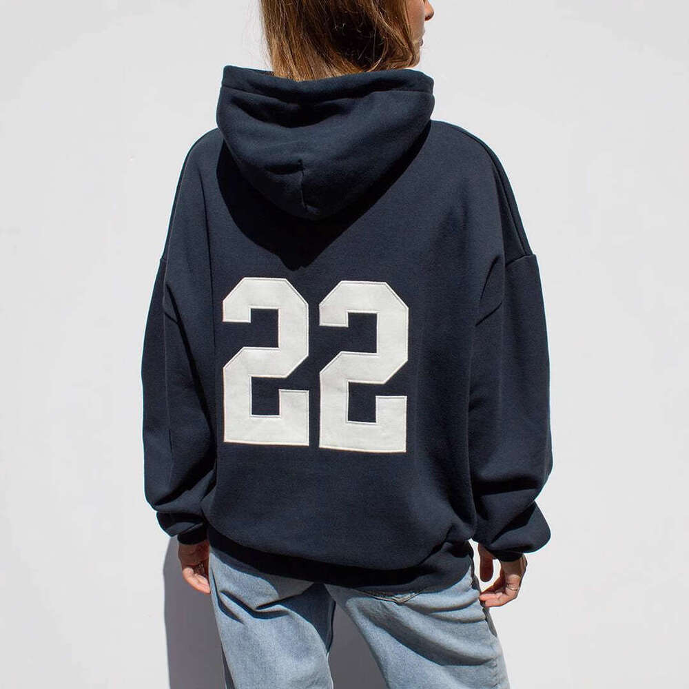 Women's letter printed hooded Y2K autumn long sleeved sweatshirt for women Harajuku punk