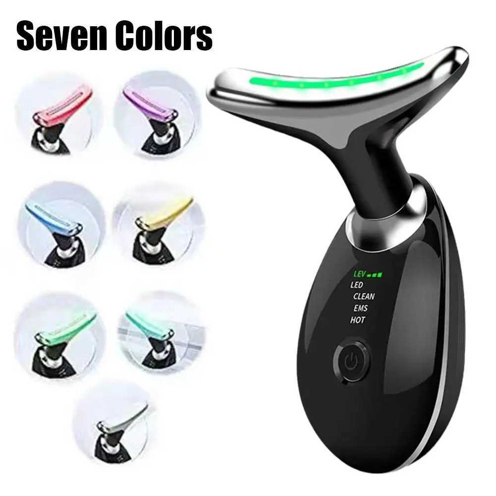 Neck Face Lifter EMS Neck Face Lifting Massager Skin Tighten Beauty Device LED Photon Therapy Anti Wrinkle Double Chin RemoverXJ250113