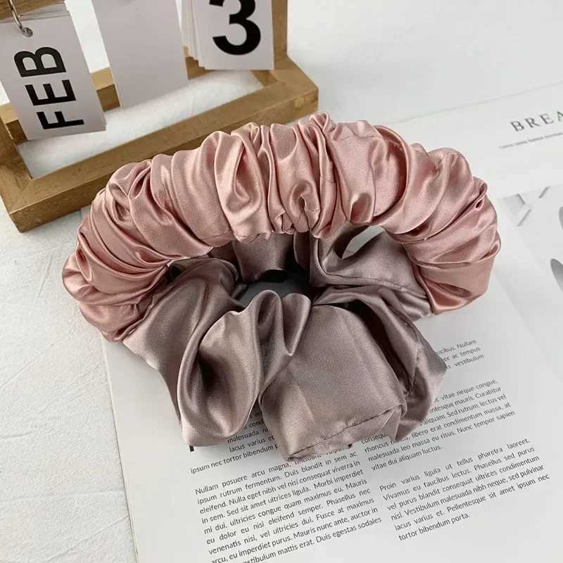 Hot hair curler silk curler soft and elastic satin hair tie sleep styling accessory ponytail beauty accessory W250113