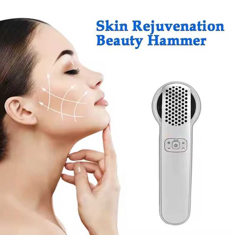Hot Cold Hammer Home Facial Massager Lead-in Device Skin Lifting Tighten Rejuvenation Anti-aging Moisturizing Beauy MachineXJ250113