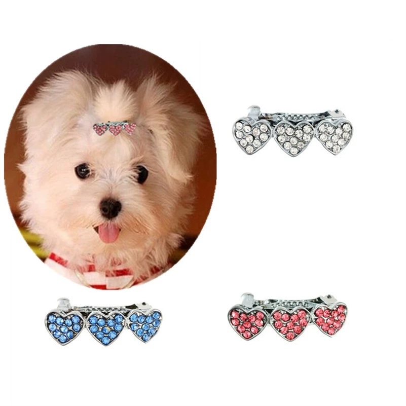 Elegant Hair Clips for Pet Dogs - Ideal Accessory for Puppies and Cats for Puppy Dogs Cat Yorkie Teddy Hair Grooming Pet Hair Accessories