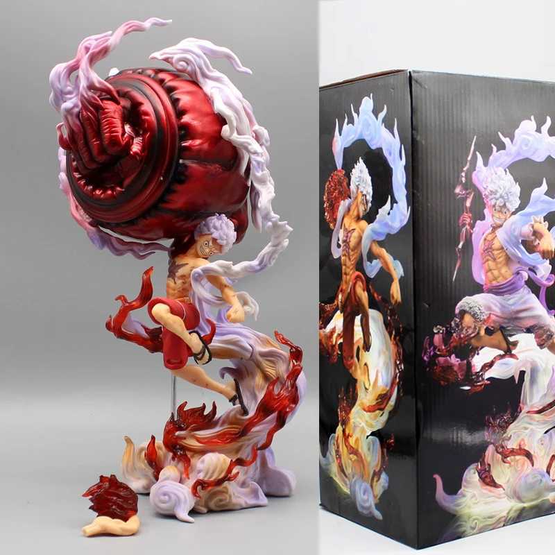 Action Toy Figures Anime SBS One Piece Figures Nika Luffy Statue 31.5cm Sun God Gear 5 Luffy Fruit Action Figure GK PVC Adult Collection Model Toy Y250111YKCW