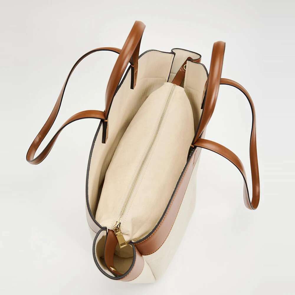 Large Capacity Canvas Tote Designer Handbags Patchwork Bucket Bags For Women High Quality Shoulder Bag Shopper New