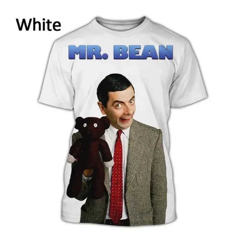 New Fashion Hip Hop Mr Bean 3D Print T-shirt for Women Summer Men Clothing Funny Casual Oversized T Shirt Harajuku Tops Tees X250113