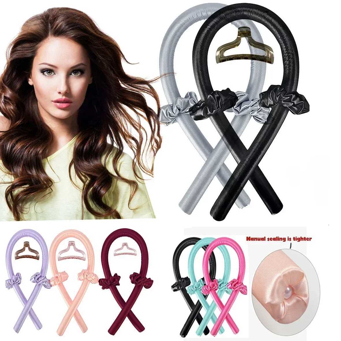 Sleep soft headband lazy hair curler non hot curling iron non hot wire curler ribbon curler W250113