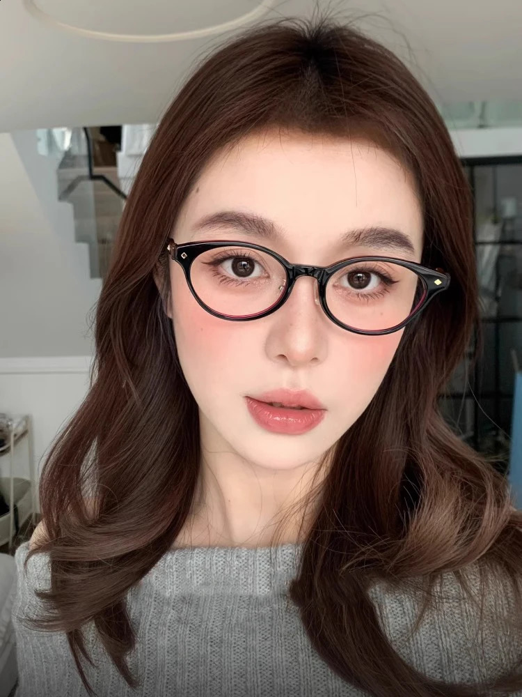 Vivienna Vintage Nerd Glasses with Nose Pads Retro Butterfly Temples Blue Light Blocking Eyeglasses Frames 250110