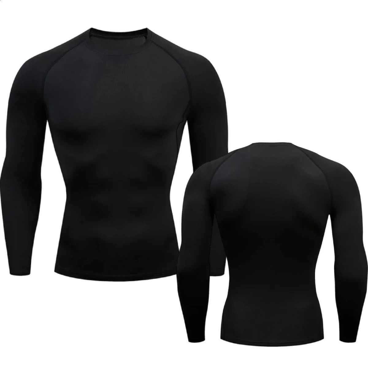 Mens Sport Compression Sweatshirt Gym Tight Running Tops for Fitness Tshirt Muscle Training Clothes Jogging Rashguard Dry Fit 250113