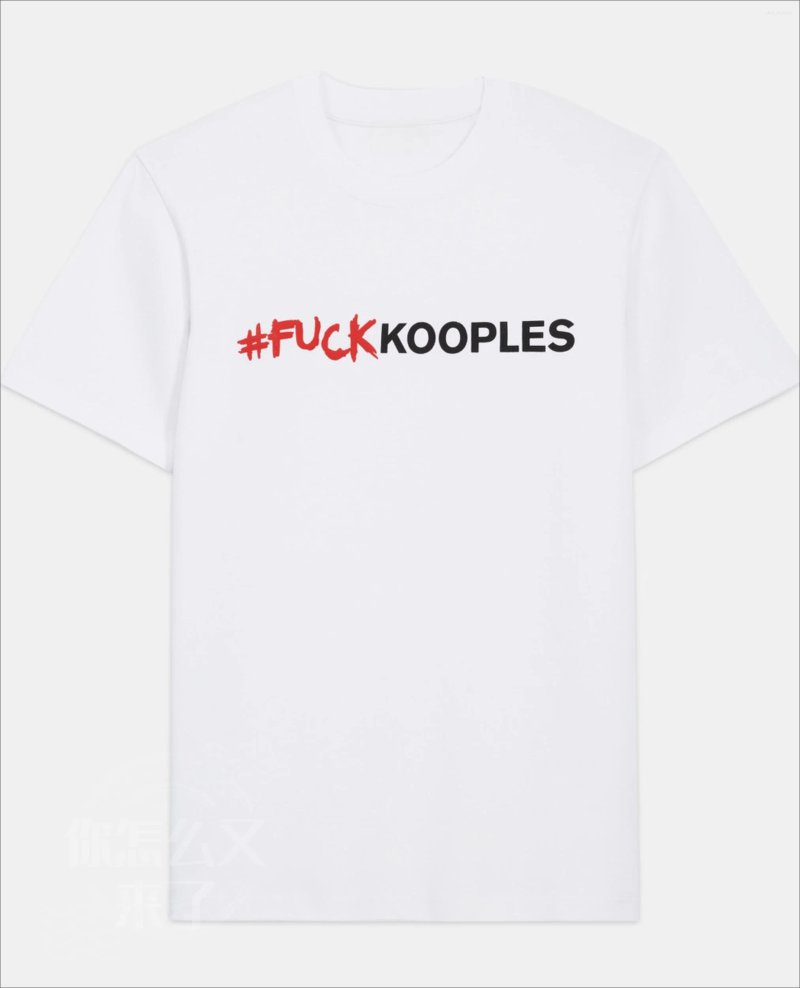 Men's T Shirts 2025 Summer Fashion T-shirt For Men Kooples Tops Letter Printing Short Sleeve Tee Women Round Neck Retro brand print Y2K T-shirt o