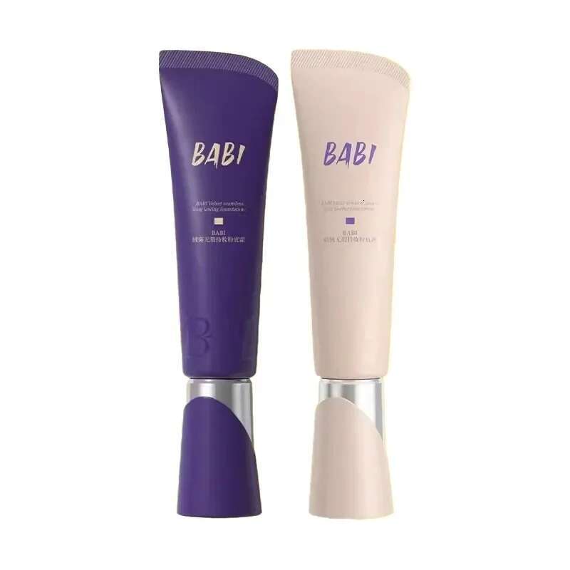 Original BABI Liquid Foundation Cream Veet Flawless Holding Makeup Full Coverage Concealer Brighten Matte Beauty Cosmetics