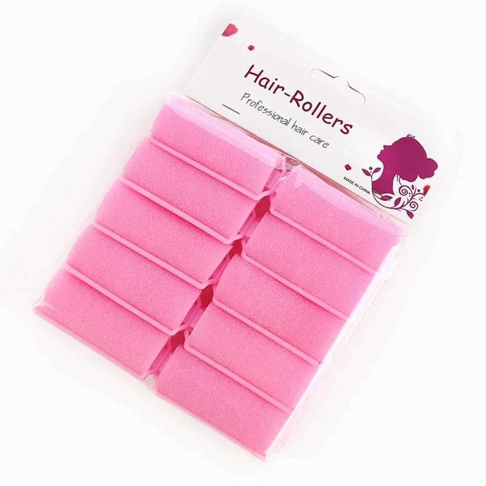 10 pieces of soft sponge foam hair roller sleep curler DIY family hair tools hair salon W250113