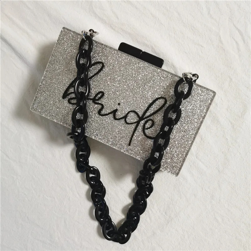 Fashionable detachable fishbone resin chain acrylic handbag handle replacement shoulder strap womens accessory bag 60cm 250109
