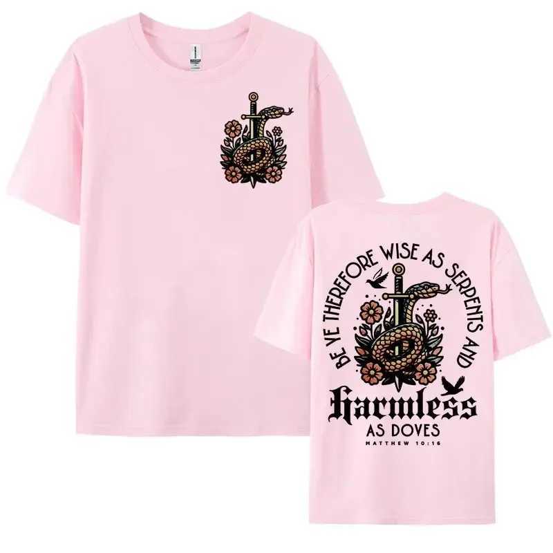 Mens Harajuku Christian Aesthetic T-shirt Bible Verse Religious Faithful Apparel Y2k T Shirts Man Women Casual Oversized T Shirt X250113