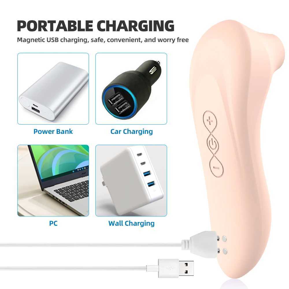 Powerful Sucking Vibrator Female Clitoris Nipple Oral Vagina Vacuum Stimulator Massager Sex Toys Adults Goods for Women W250319