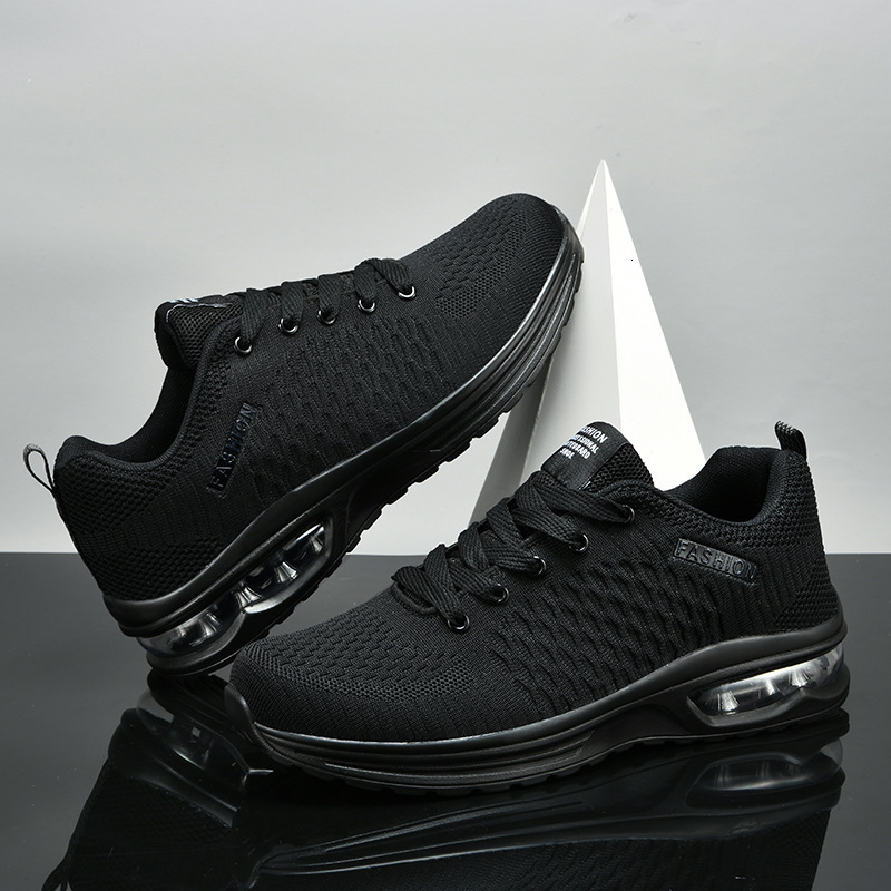 Plus Size Men Shoes Mesh Air Cushion Running Shoes Fashion Lightweight Breathable Sneakers
