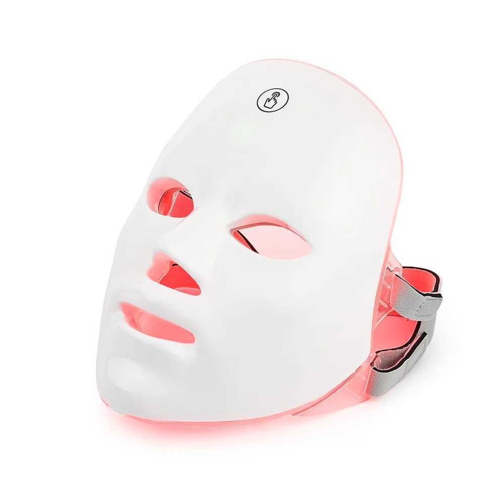 Rechargeable Facial LED Mask 7 Colors LED Photon Beauty Mask Skin Rejuvenation Home Face Lifting Whitening Skin Care Beauty MaskXJ250113