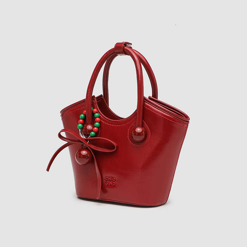 Cherry Love Handbag for Women 2025 New Design Sense Tote Small and Versatile Fashion Single Shoulder Crossbody Bag