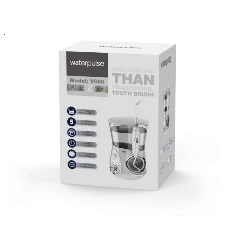 V660G Oral Irrigator, 12 levels Water sser nozzles + box Home appliance Dental water jet for teeth whitening