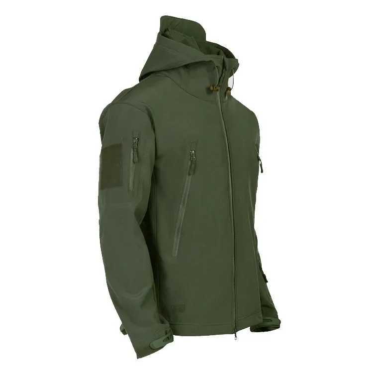 Military Shark Skin Soft Shell Jackets Men Tactical Windproof Waterproof Jacket Men Army Combat Jackets Mens Hooded Bomber Coats X250113