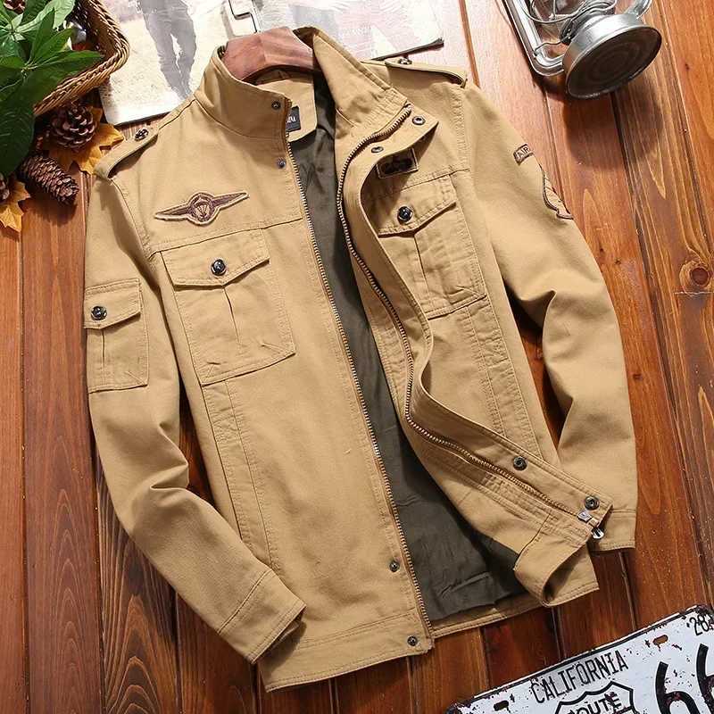 Men Casual Cargo jackets men WorkJacket Windbreaker Jacket Coat Men Spring Autumn New Hot Outwear Slim Retro Jacket Mens X250113