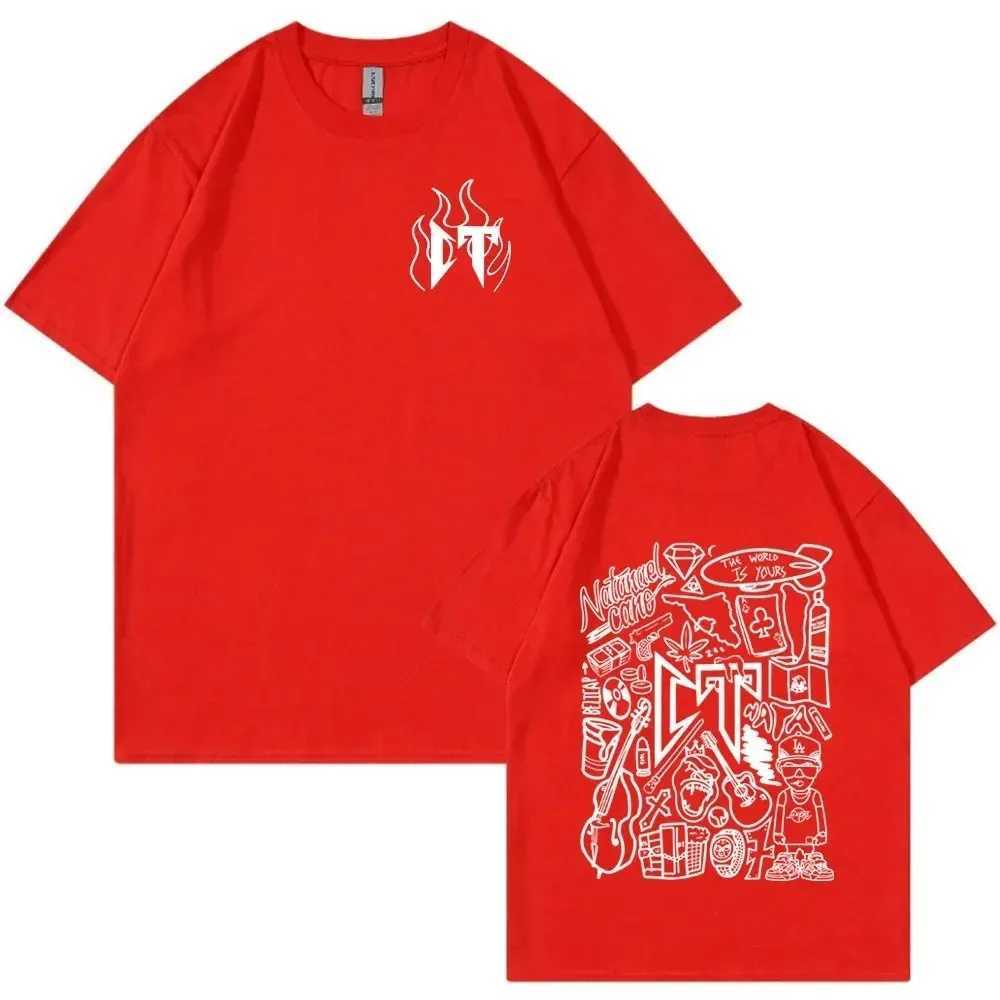Men Women Natanael Cano Corridos Tumbados T Shirt Mens Cotton Casual Short Sleeve T-shirt Gothic Vintage Tee Shirt Streetwear X250113